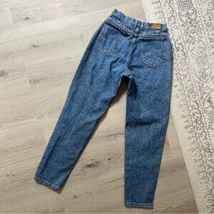 Vintage 80s 90s Lee Riders Straight‎ Tapered Jeans Tag 8 24-25" Waist Grunge Mom